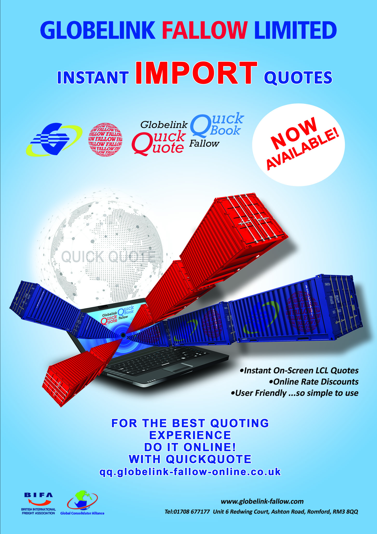 Import quotes now available on Quick Quote